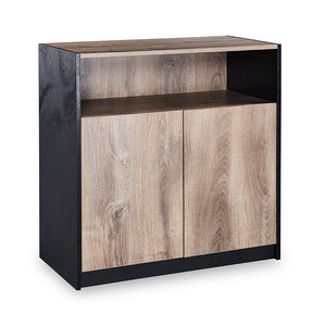 ARTO Credenza Cabinet Small 80cm - Warm Oak & Black