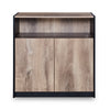 ARTO Credenza Cabinet Small 80cm - Warm Oak & Black