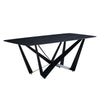 CELINE Sintered Stone Dining Table - 180cm - Black