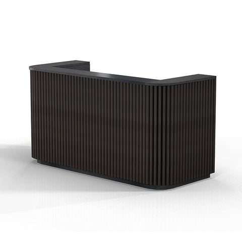 HALO Reception Desk 180cm - Black - innovatec.com.au