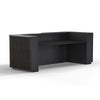HALO Reception Desk 240cm - Black