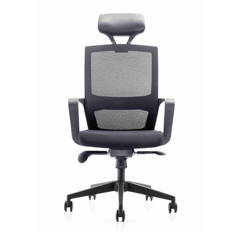 Argo Executive Office Chair with Headrest - Black - innovatec.com.au