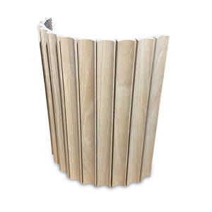 WOODFLEX Flexible Wooden Slat Wall Panel - Oak Veneer - 2700mm x 595mm - Wave