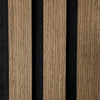 WOODFLEX Flexible Acoustic Wood Wall Panel 270cm - Walnut Veneer