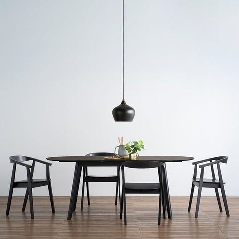 GRETA Dining Chair - Black - innovatec.com.au