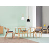 FILA Dining Table 1.8M - Natural & White
