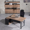 ADRIANO Executive Office Desk with Right Return 180cm - Light Brown